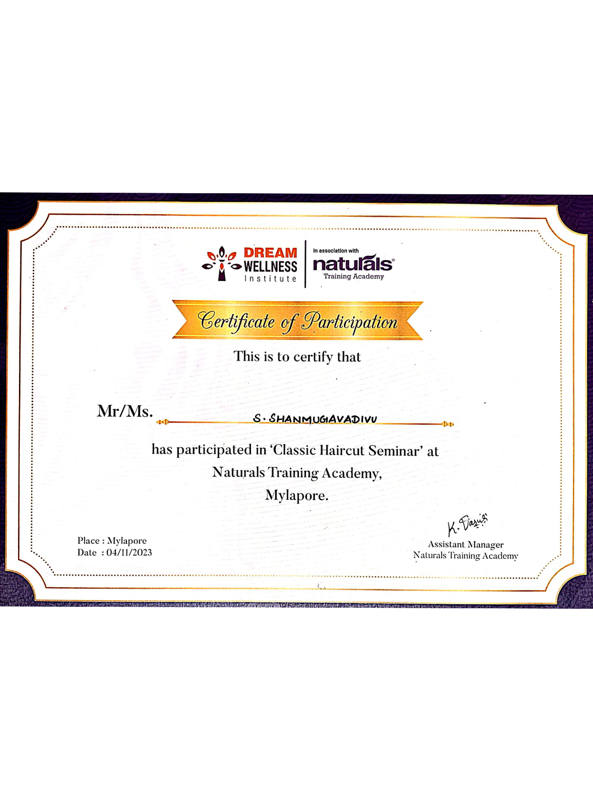 Classic Haircut Seminar